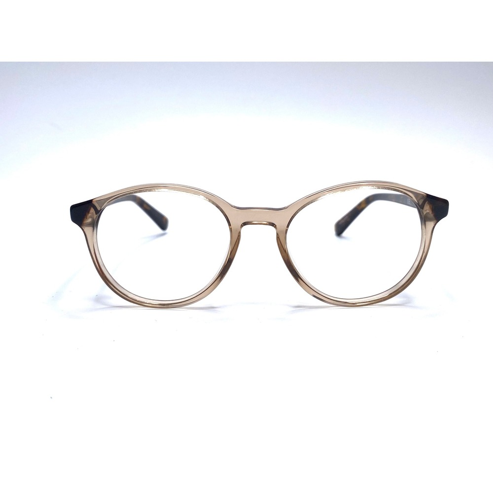 Nautica NLO5005 Round Eyeglasses Tan Tortoise 49-18-140 Frames